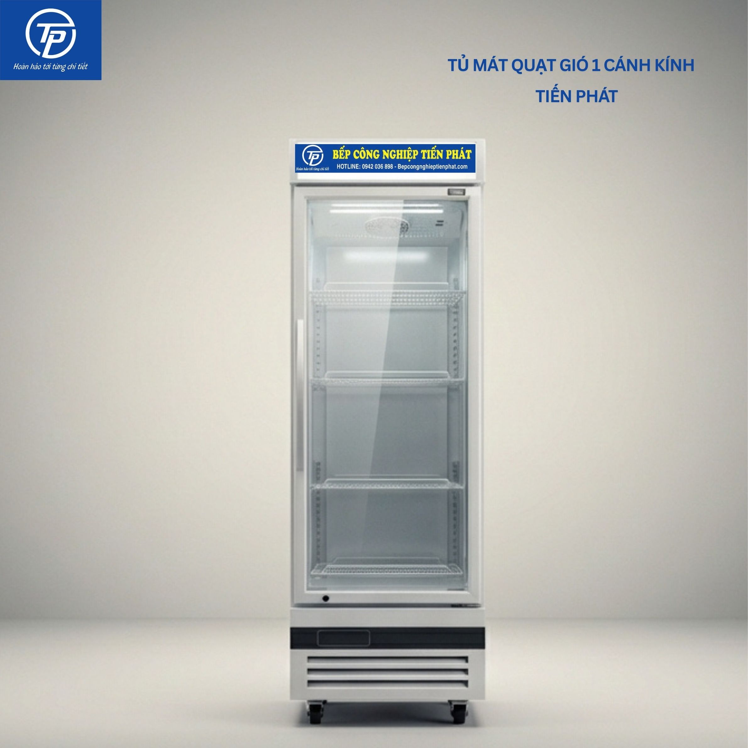 Tủ Mát Đứng Quạt Gió 1 Cánh Kính&nbsp;